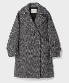 GRACE CONTINENTAL ヘリンボーンネップコート