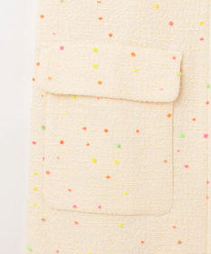 GRACE CONTINENTAL ネオンドットジャガードワンピース