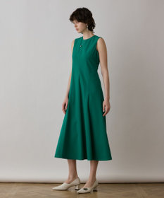 GRACE CONTINENTAL ステッチカットワンピース グリーン