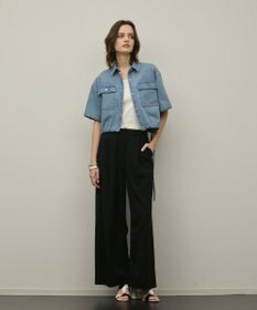 GRACE CONTINENTAL ハーフスリーブデニムシャツ