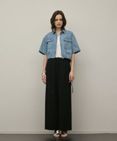 GRACE CONTINENTAL ハーフスリーブデニムシャツ