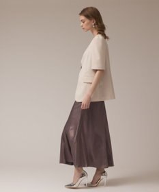 GRACE CONTINENTAL サテンバイアススカート