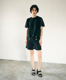 GRACE CONTINENTAL レースロゴTシャツ