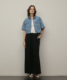 GRACE CONTINENTAL ハーフスリーブデニムシャツ