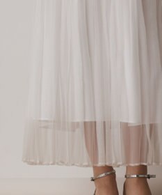 GRACE CONTINENTAL オーガンスパンコールスカート