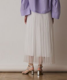 GRACE CONTINENTAL オーガンスパンコールスカート