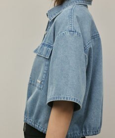 GRACE CONTINENTAL ハーフスリーブデニムシャツ