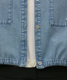 GRACE CONTINENTAL ハーフスリーブデニムシャツ