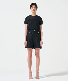 GRACE CONTINENTAL シアークルーカットトップ