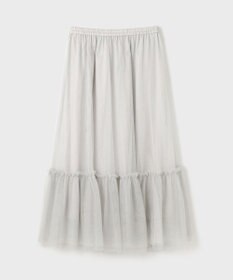 GRACE CONTINENTAL ラメチュールギャザースカート