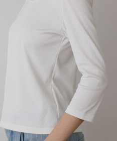 GRACE CONTINENTAL テレコボートネックトップ