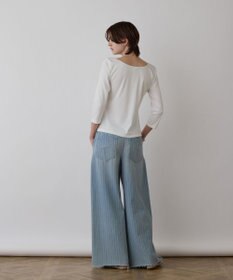 GRACE CONTINENTAL テレコボートネックトップ