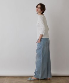 GRACE CONTINENTAL テレコボートネックトップ