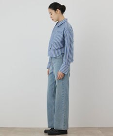 GRACE CONTINENTAL ストライプショートシャツ