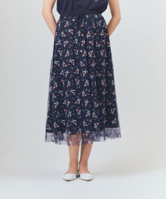 GRACE CONTINENTAL マリンembフレアスカート