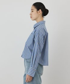 GRACE CONTINENTAL ストライプショートシャツ