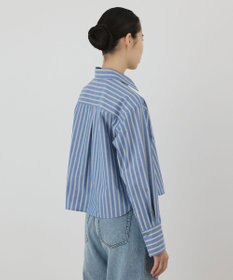 GRACE CONTINENTAL ストライプショートシャツ