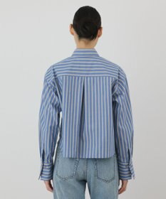 GRACE CONTINENTAL ストライプショートシャツ