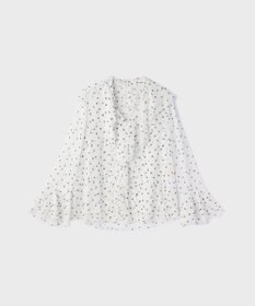 GRACE CONTINENTAL ラッフルドットトップ