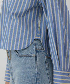 GRACE CONTINENTAL ストライプショートシャツ