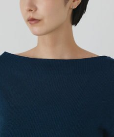 GRACE CONTINENTAL アシメリブニットトップ