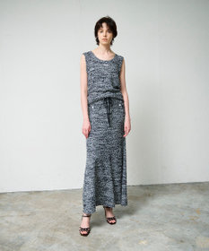 GRACE CONTINENTAL ネップツイードニットノースリーブ