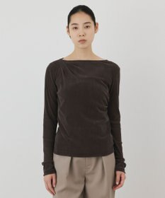 GRACE CONTINENTAL フロッキードレープトップス