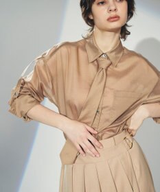 【人気沸騰】 GRACE / ネクタイ付シアーシャツ CONTINENTAL GRACE | トップス
