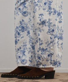 GRACE CONTINENTAL サイド切替バレルパンツ