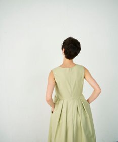 GRACE CONTINENTAL タックフレアロングワンピース