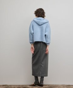 GRACE CONTINENTAL フェザーニットパーカー