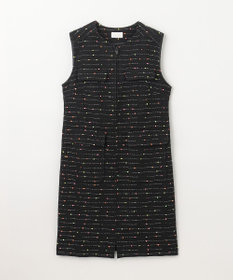 GRACE CONTINENTAL ネオンドットジャガードワンピース