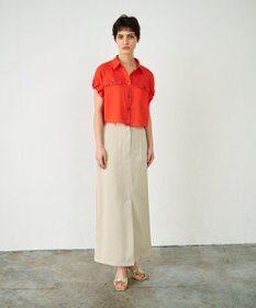 GRACE CONTINENTAL ショートポンチョシャツ