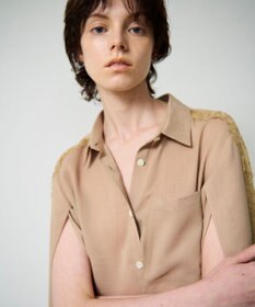 GRACE CONTINENTAL シアーポンチョシャツ