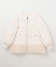 GRACE CONTINENTAL ボアコンビダウンジャケット