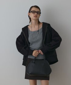 GRACE CONTINENTAL ルーズパーカー ブラック