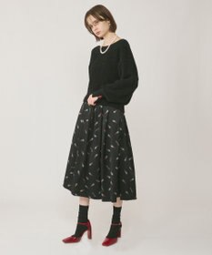 GRACE CONTINENTAL ラメリップニットトップ