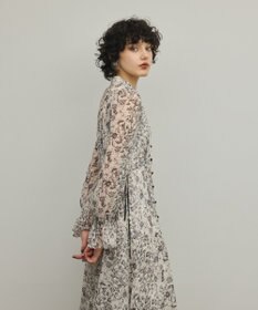 GRACE CONTINENTAL ドロストティアードフレアワンピース