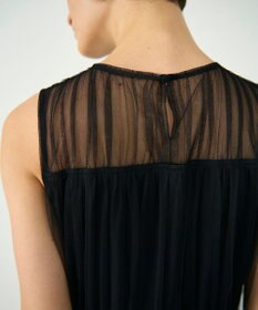 GRACE CONTINENTAL チュールティアードワンピース