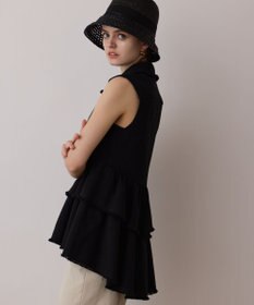 GRACE CONTINENTAL ツイードフリンジジレ