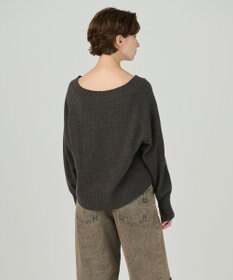 GRACE CONTINENTAL Vネックラムニットトップ