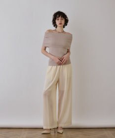 GRACE CONTINENTAL ソフトファイユパンツ