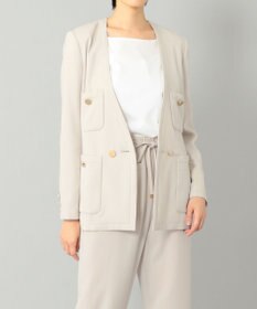 グレース コンチネンタル ノーカラージャケット スーツ セットアップ ノーカラージャケット アウトレット最安価格