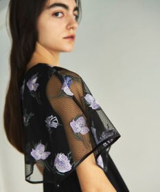 刺繍ケープニットトップ / GRACE CONTINENTAL | GRACE