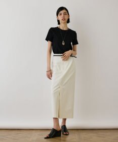 GRACE CONTINENTAL コンパクト天竺トップ ブラック