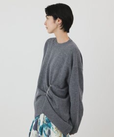 GRACE CONTINENTAL イレヘムブローチニットトップ