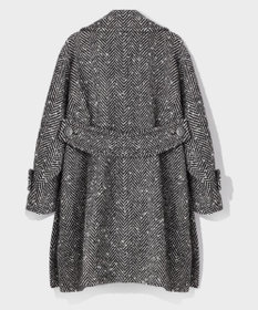 GRACE CONTINENTAL ヘリンボーンネップコート