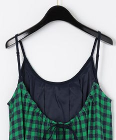 MACHATT ギンガムキャミドレス MACHATT | . gingham cami dress BLK 25.300yen 次回は7.9 wed