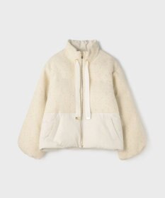 GRACE CONTINENTAL ツイードコンビパフィーブルゾン