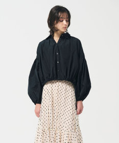 GRACE CONTINENTAL タフタギャザーシャツ